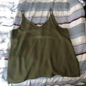Army green loose tank
